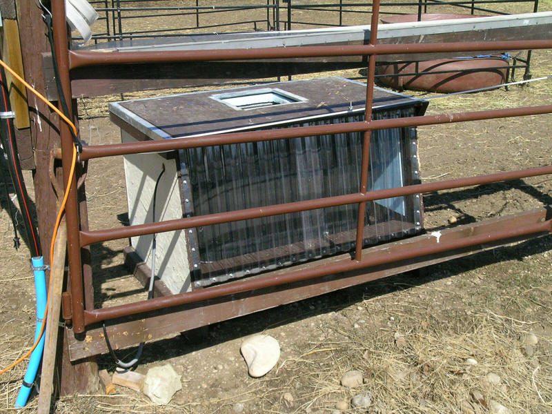 Insulated, Solar Horse Watering Tank