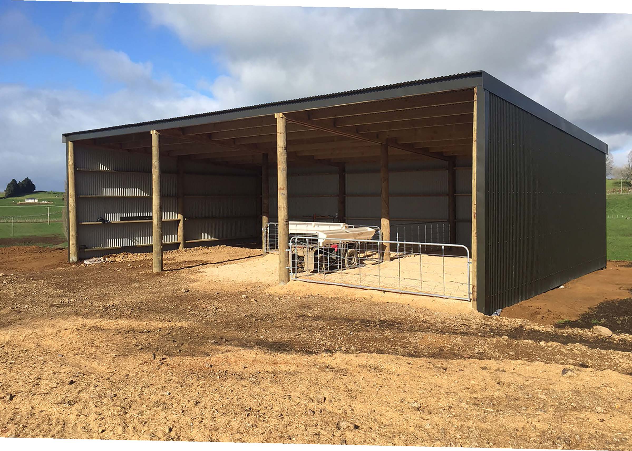 3 Bay Farm Shed Open BuildLink