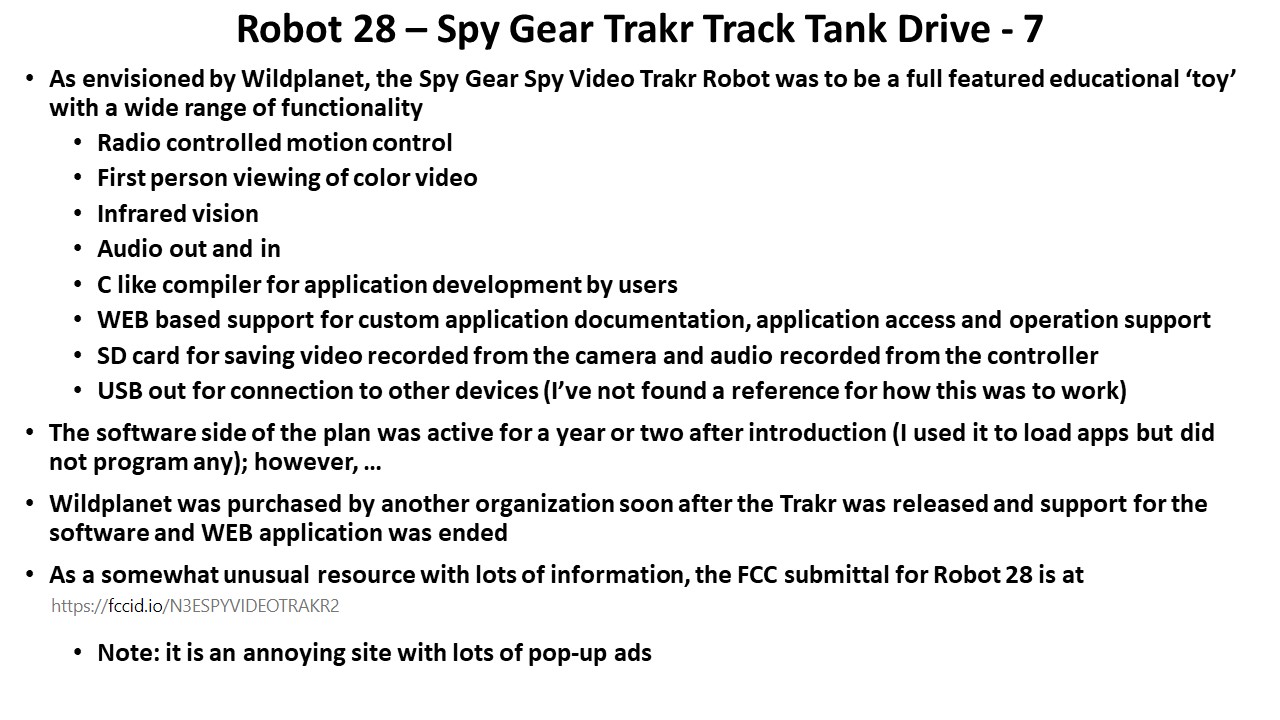 Robot 28 Spy Gear Trakr Track Tank Drive Build Mobile Robots