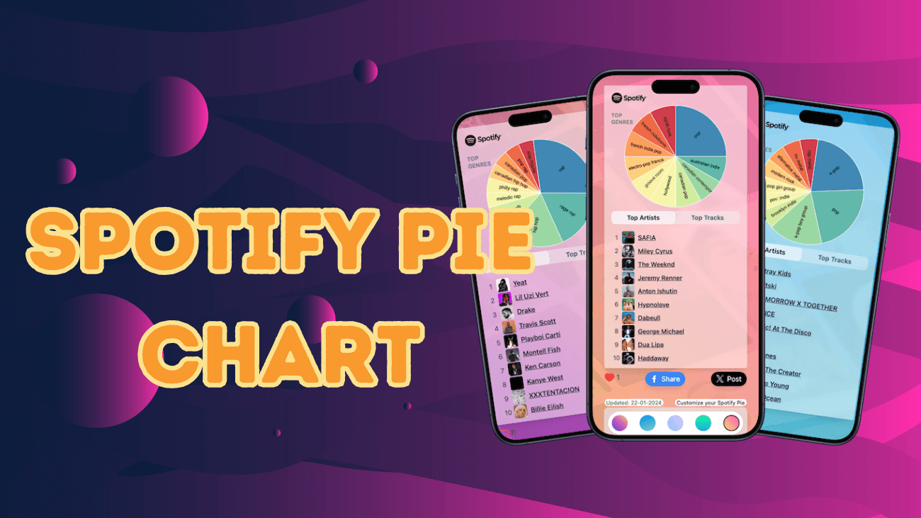 Spotify Pie Chart: How to Display Your Spotify Music Taste? - Build My