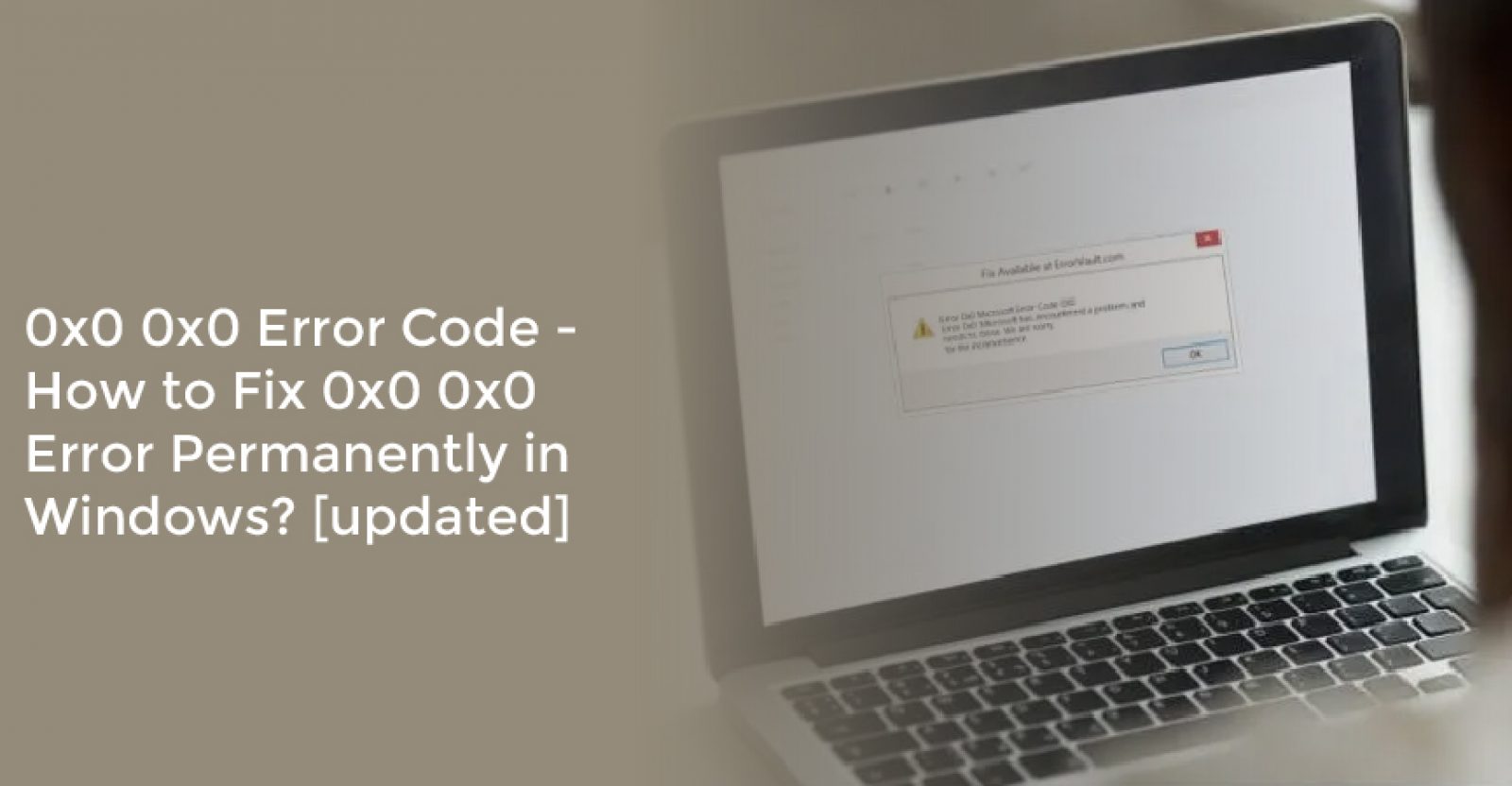 0x0 0x0 Error Code How to Fix 0x0 0x0 Error Permanently in Windows