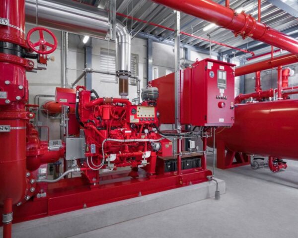 Diesel Engine Fire Pump with Control Panel - Build Safe Engineering