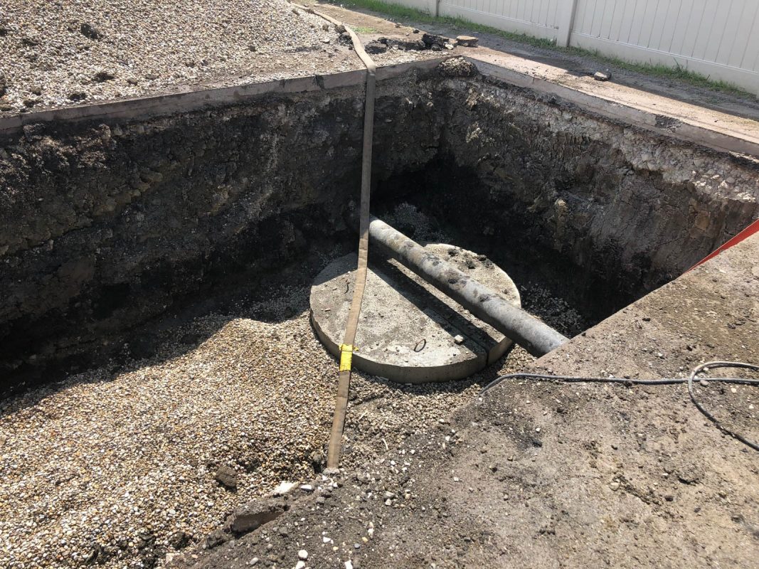 We are putting in a utility vault for the water tap at 260274 W. North