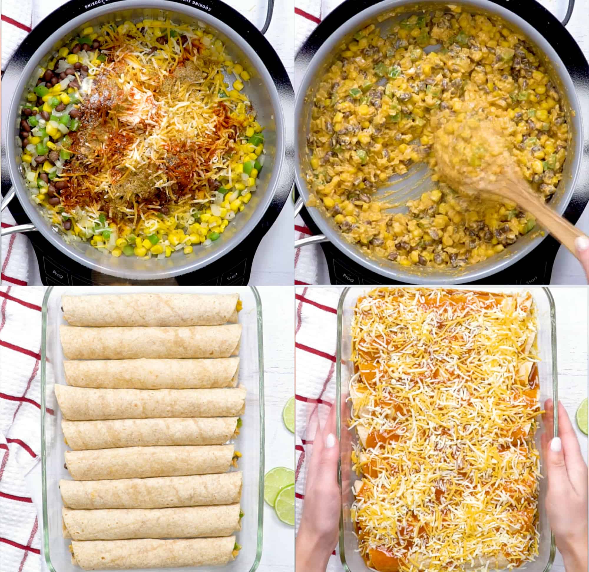 The Best Veggie Enchiladas Recipe Build Your Bite