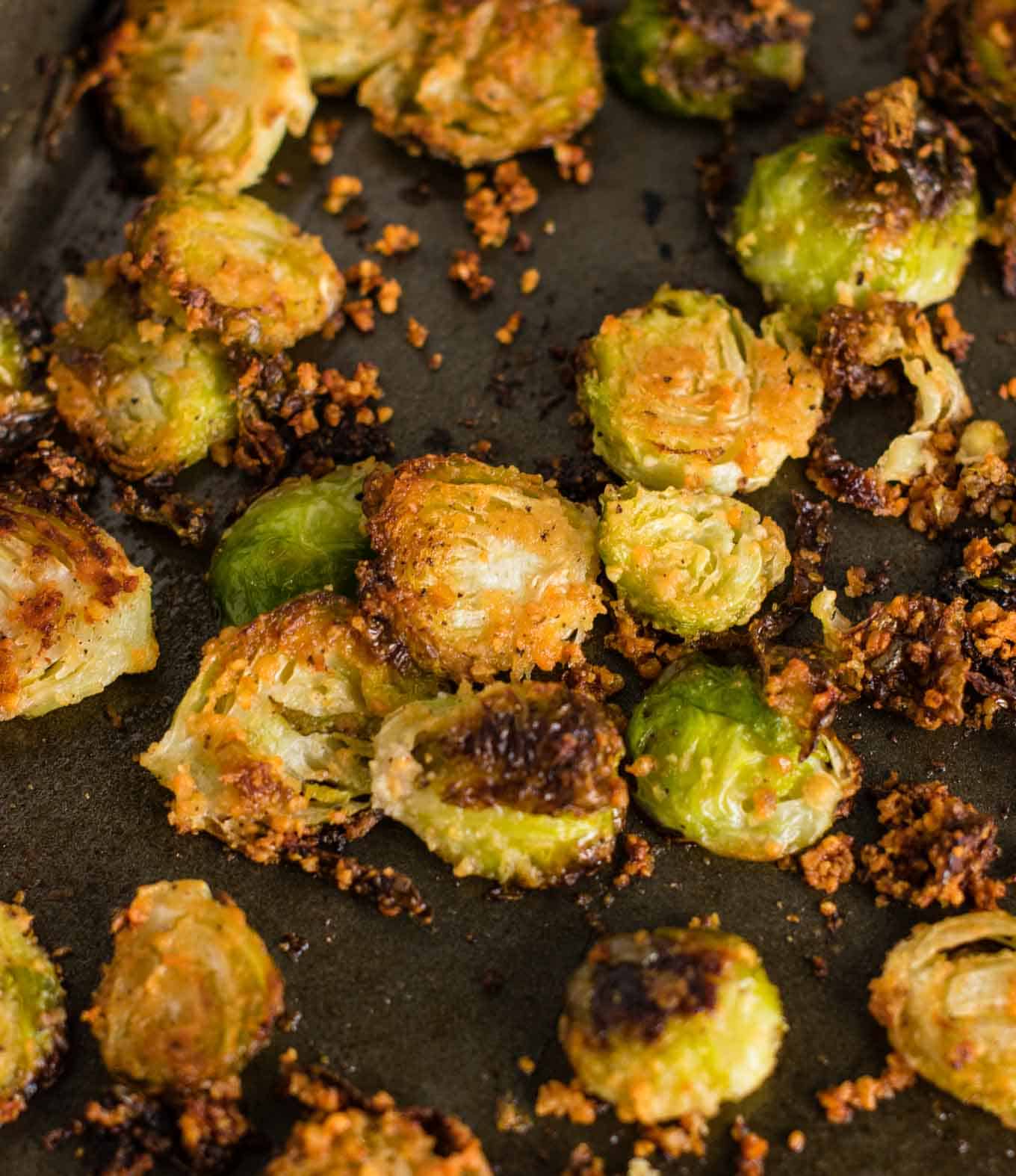 Roasted Brussel Sprout Chips Recipe Build Your Bite