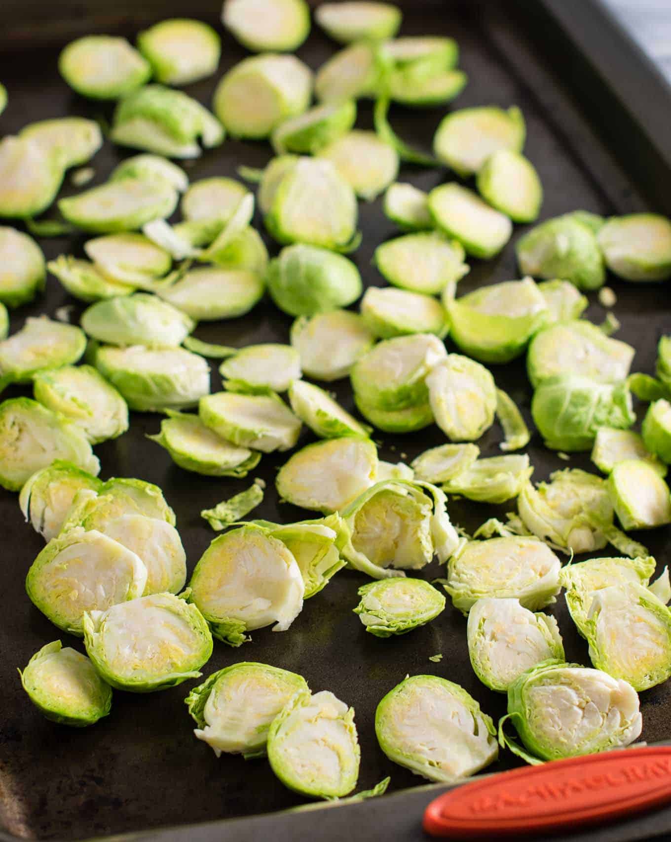 Roasted Brussel Sprout Chips Recipe Build Your Bite