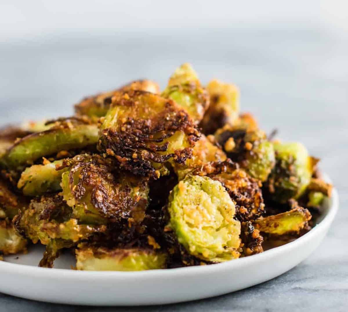Roasted Brussel Sprout Chips Recipe Build Your Bite