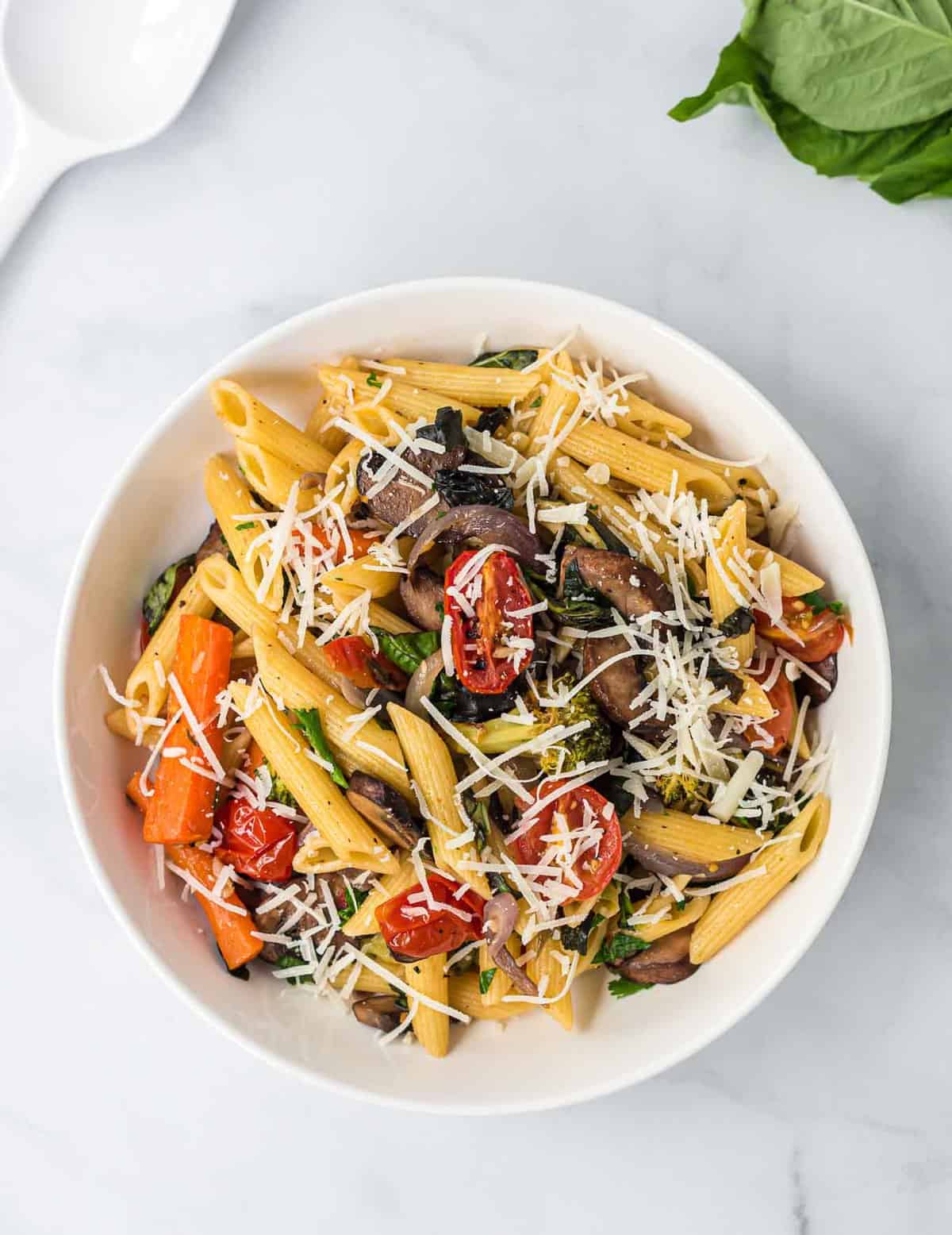 Roasted Vegetable Pasta Recipe Build Your Bite
