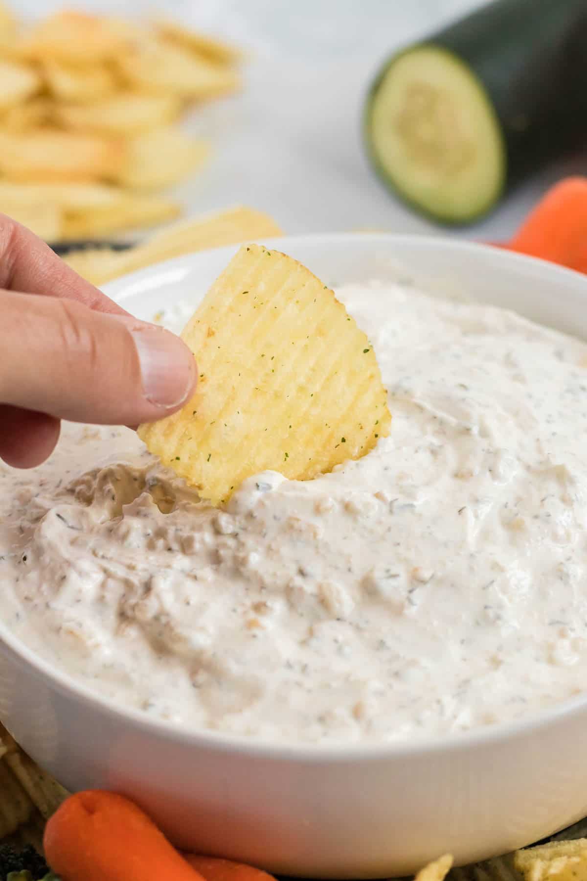 The Best Chip Dip Recipe Build Your Bite