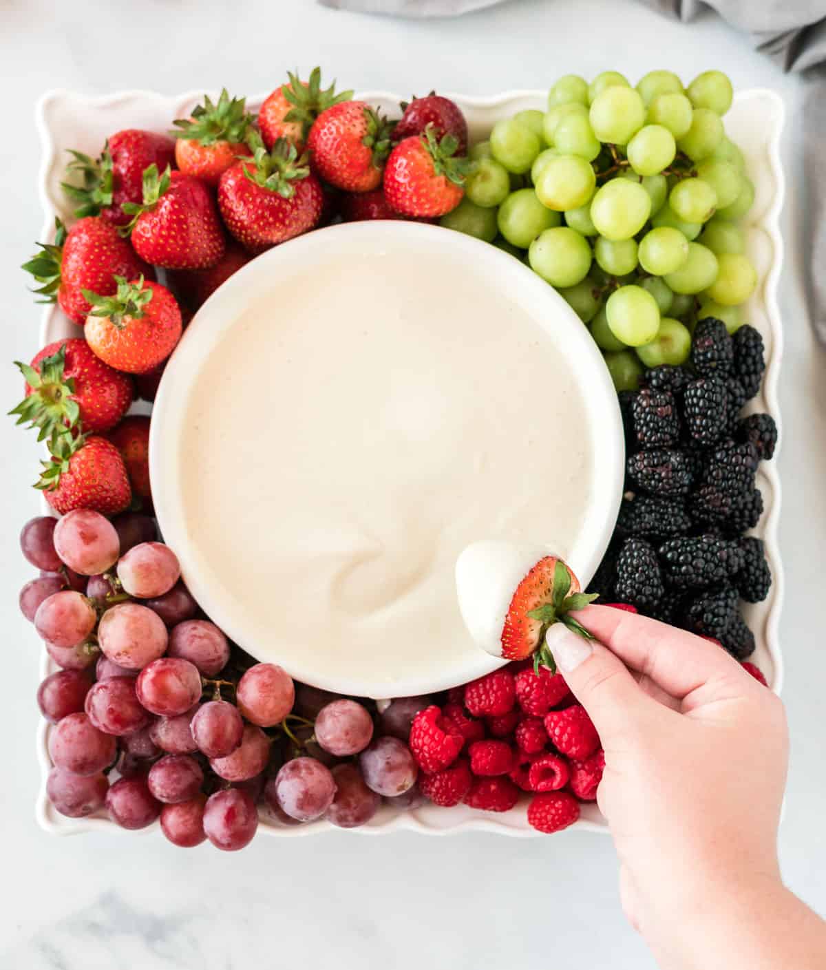 Easy Cream Cheese Fruit Dip Recipe Build Your Bite