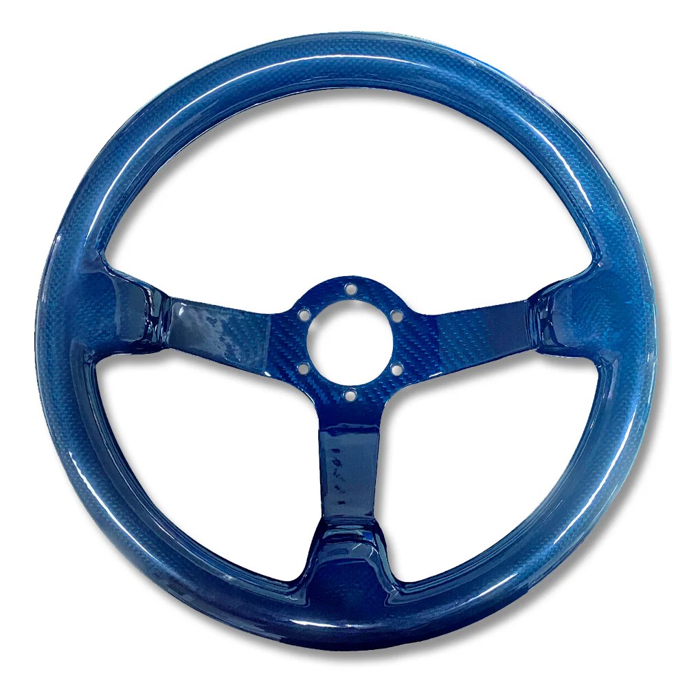 Full Blu Carbon Steering Wheel Built2Offend