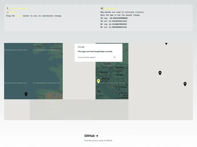 Google Maps React Markers
