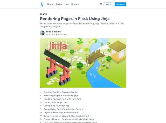 Flask Jinja Tutorial