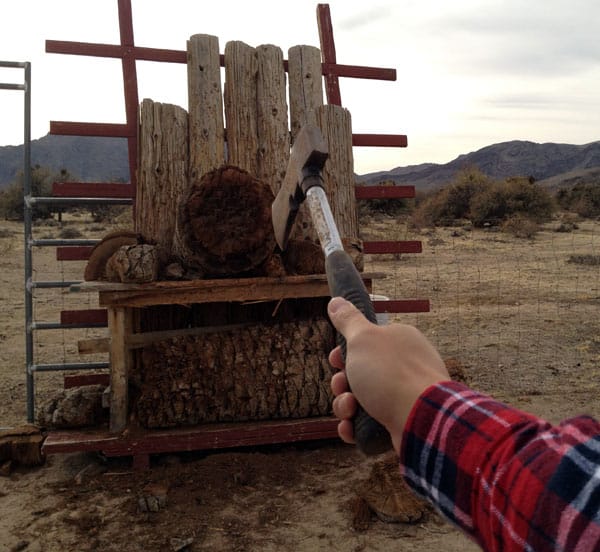 Make an Axe Throwing Target and Hit It