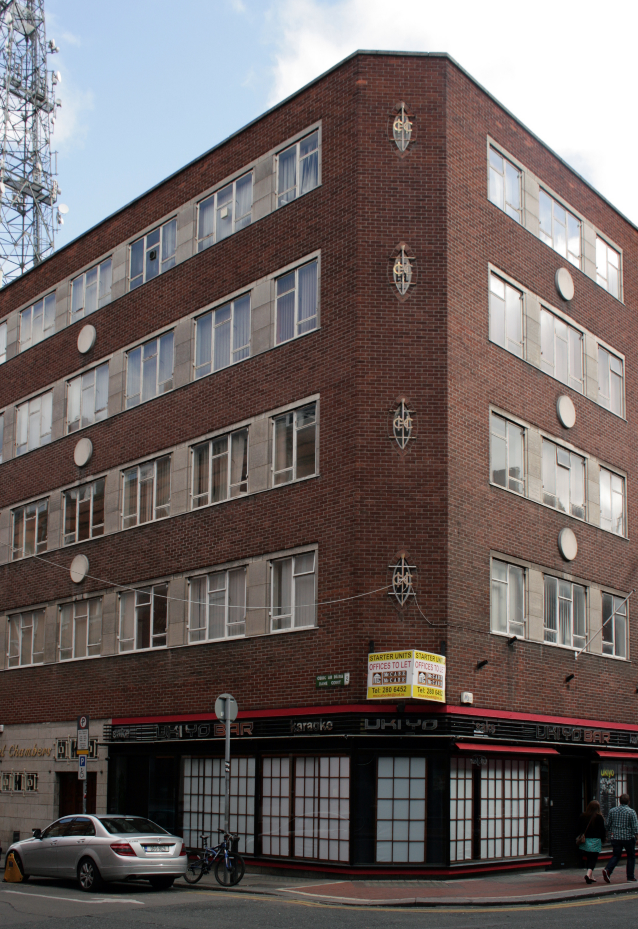 Window grille, 7/8 Dame Court, Dublin 2 Built Dublin