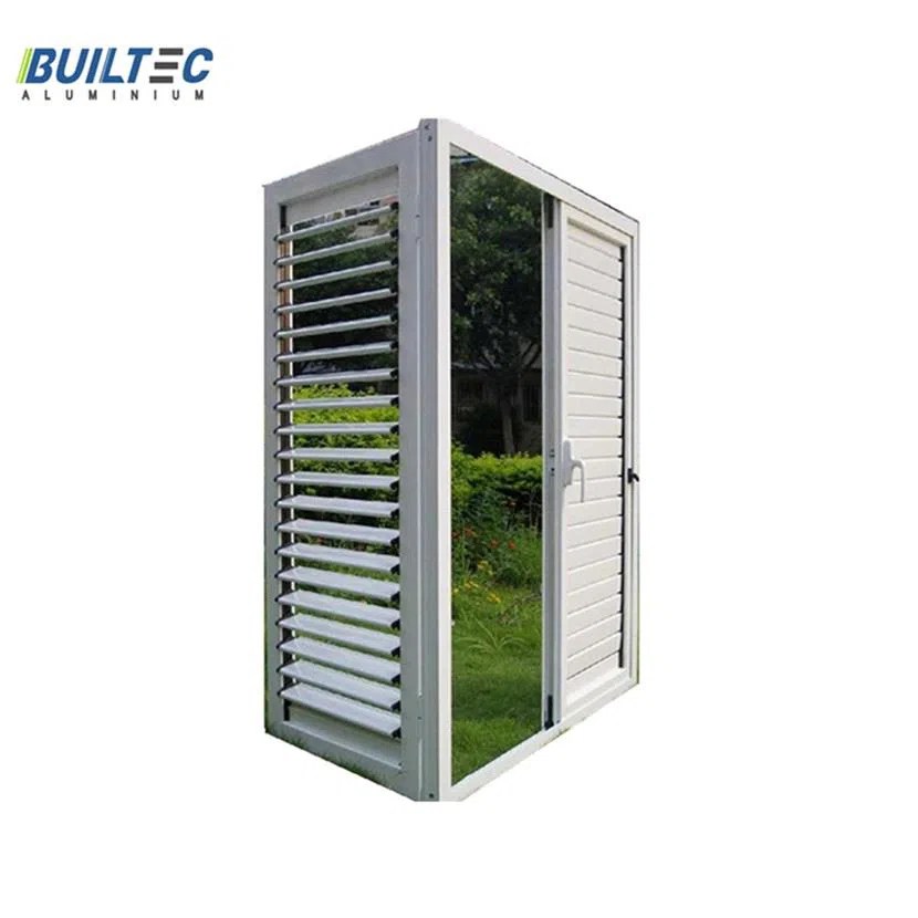 Aluminium Louver Swing Door Manufacturer, Supplier in China