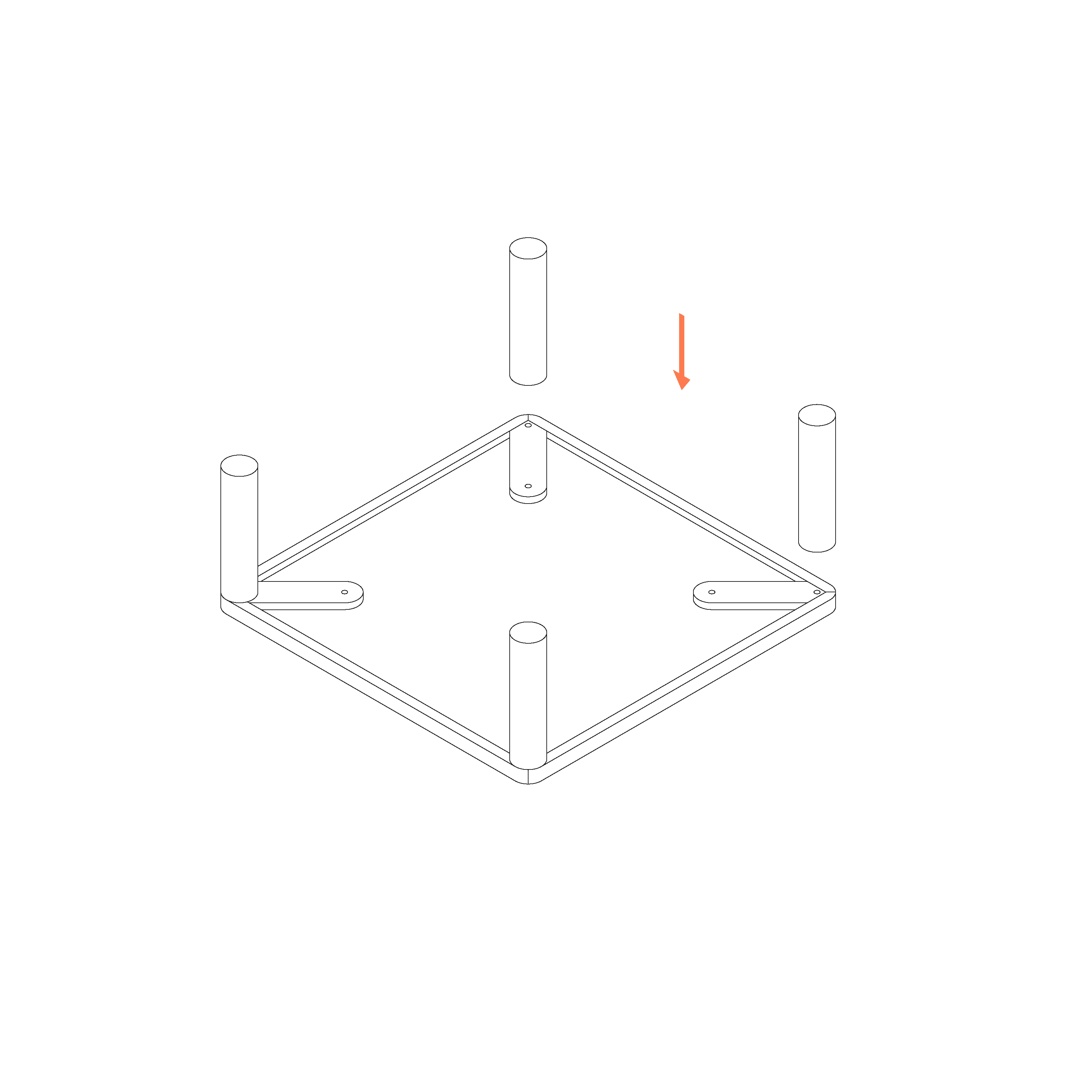 The Coffee Table [Square] Keeps Home
