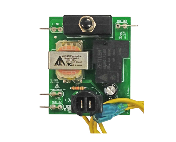 Control Module Circuit Board for 110 volt, Single Motor, Under 18 Amp