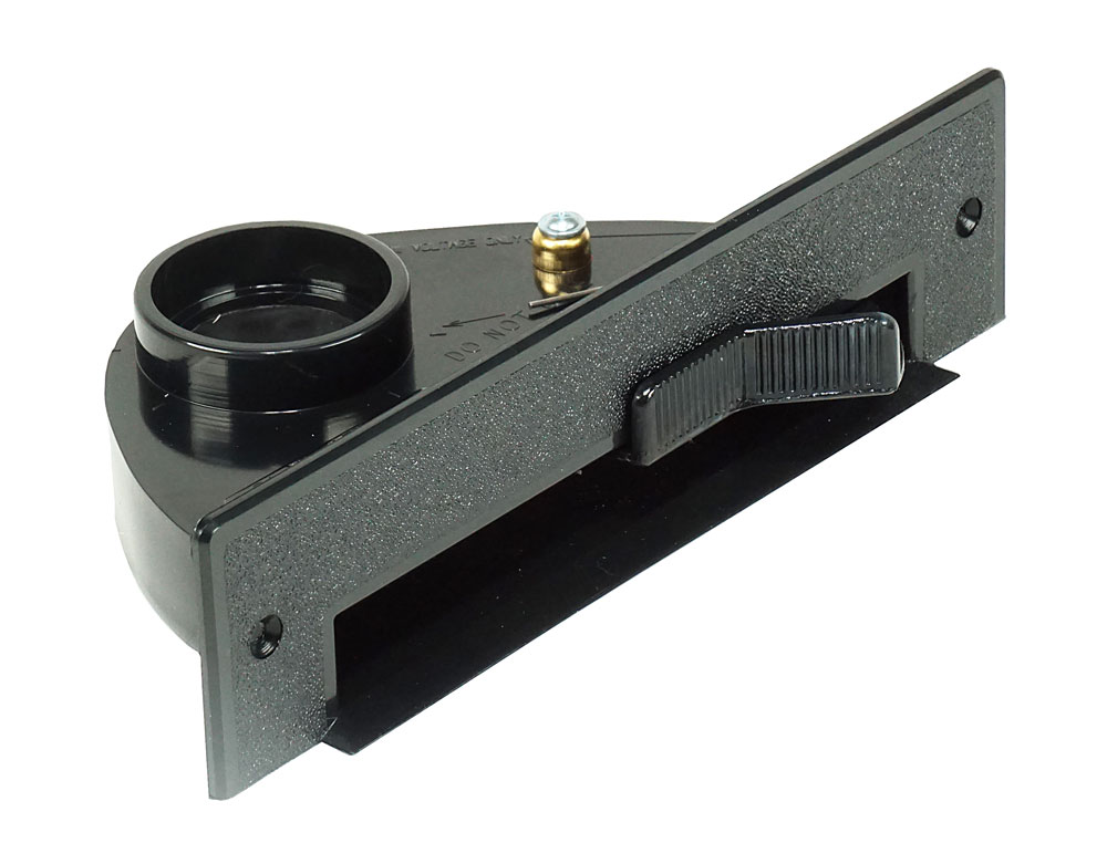 Baseboard Inlet for Central Vacuum VacPan Toe Kick