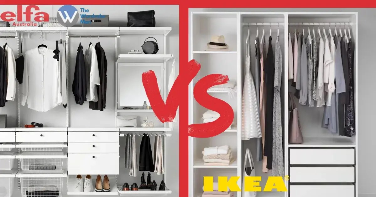 Elfa vs Ikea Pax Wardrobe 7 Things to know before Buying