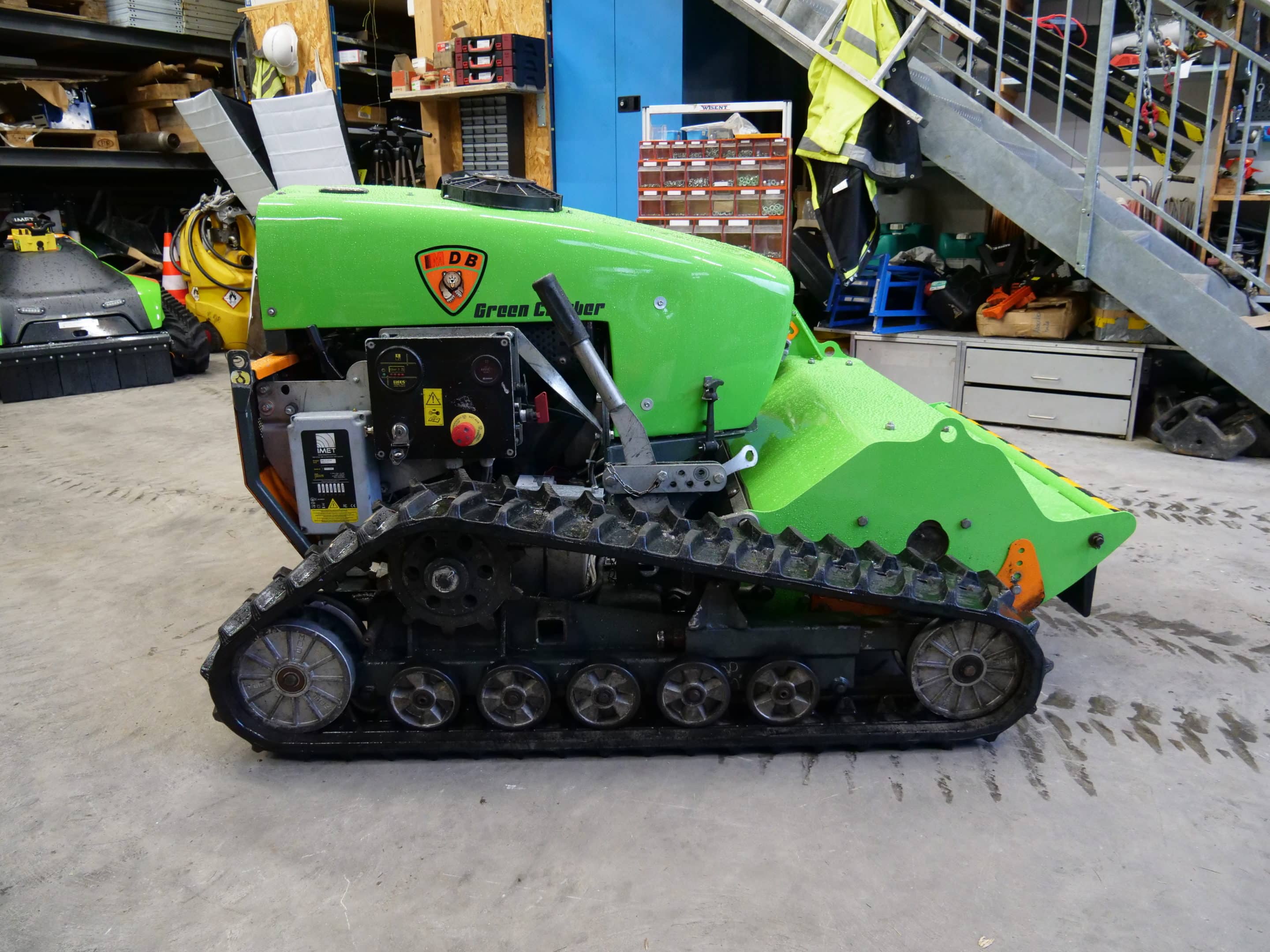 Used Green Climber F250 Mini radio controlled tractor