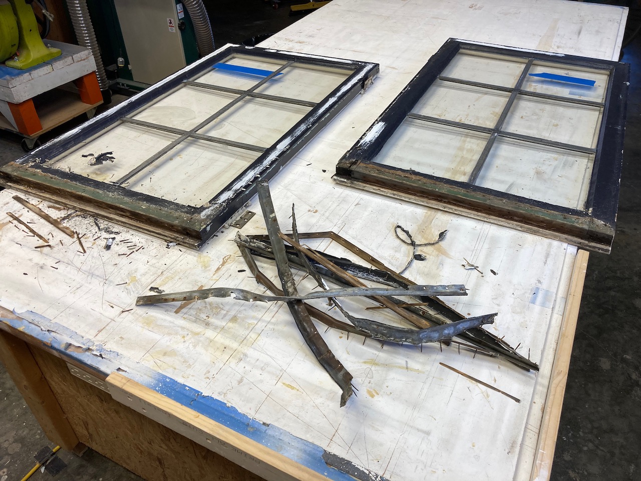 Historic Casement Window Repair and New Custom Storm Sash Historic