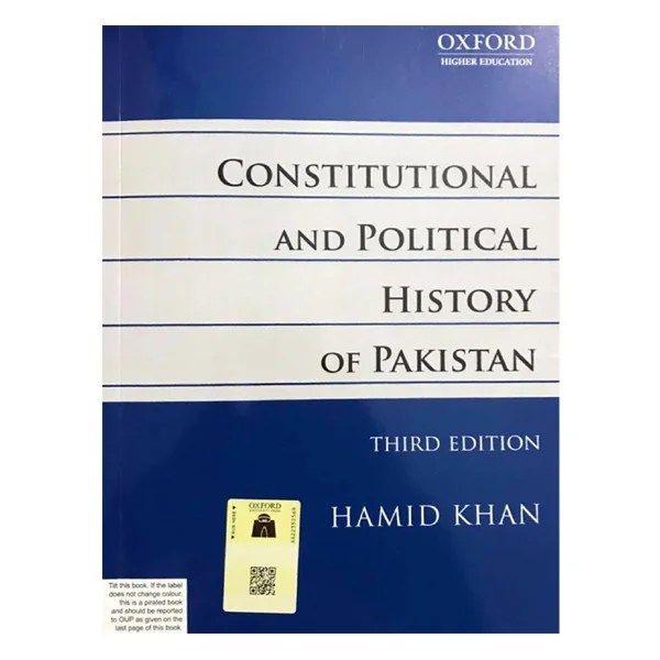 Constitutional And Political History Of Pakistan 2nd by Hamid Khan Buy