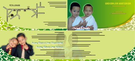 Contoh Design Undangan Khitanan Bukhory Print