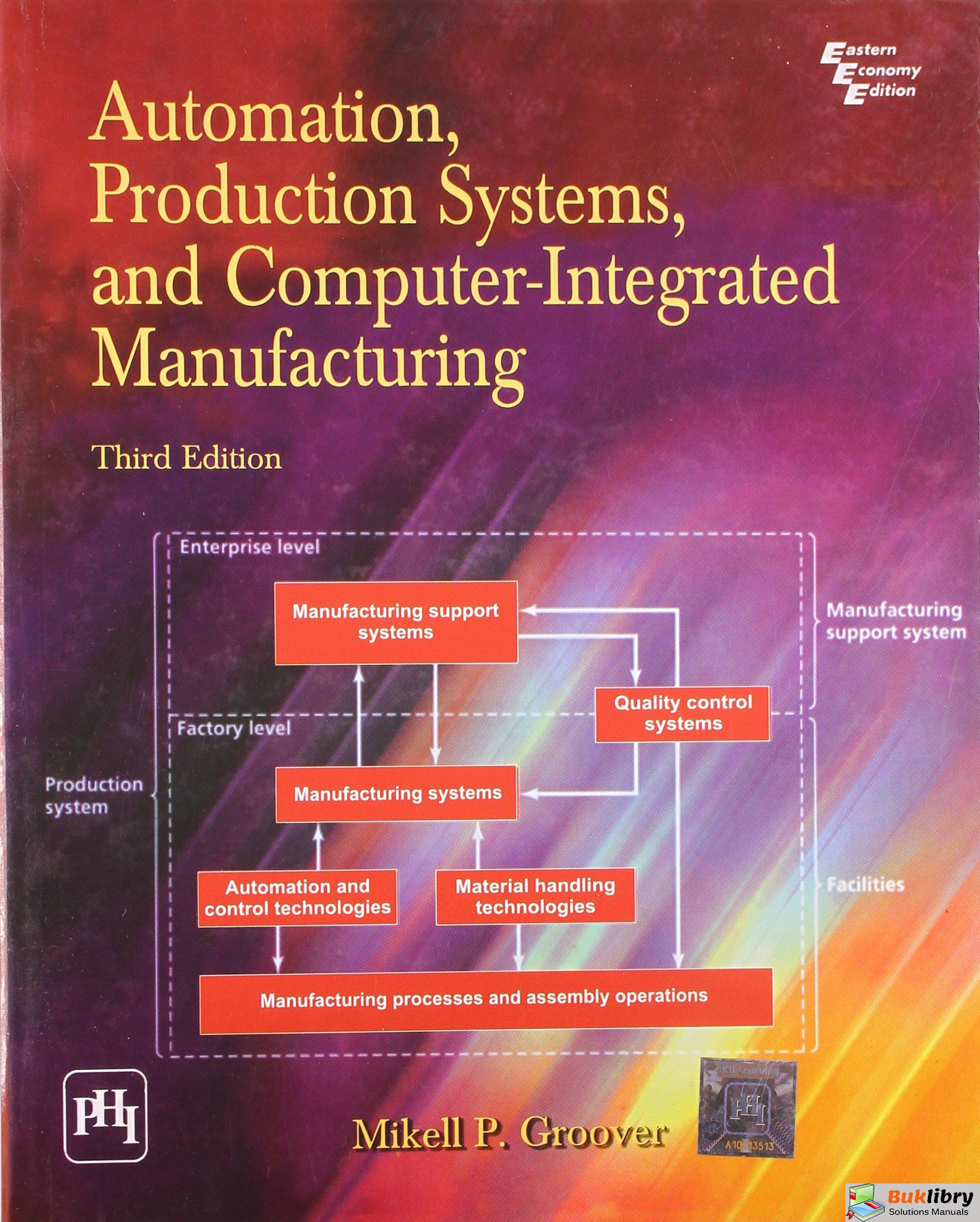 Solutions Manual of Automation, Production Systems, and Computer
