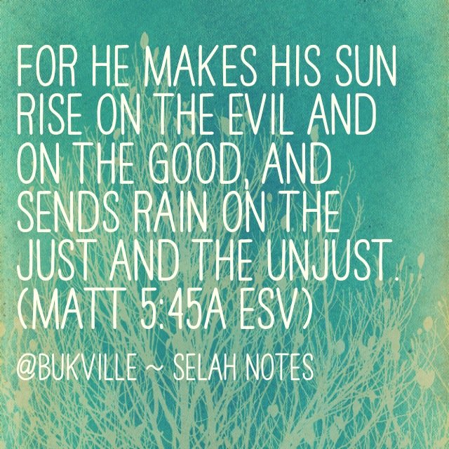 Selah Notes God Is An Equal Opportunity God Buky Ojelabi