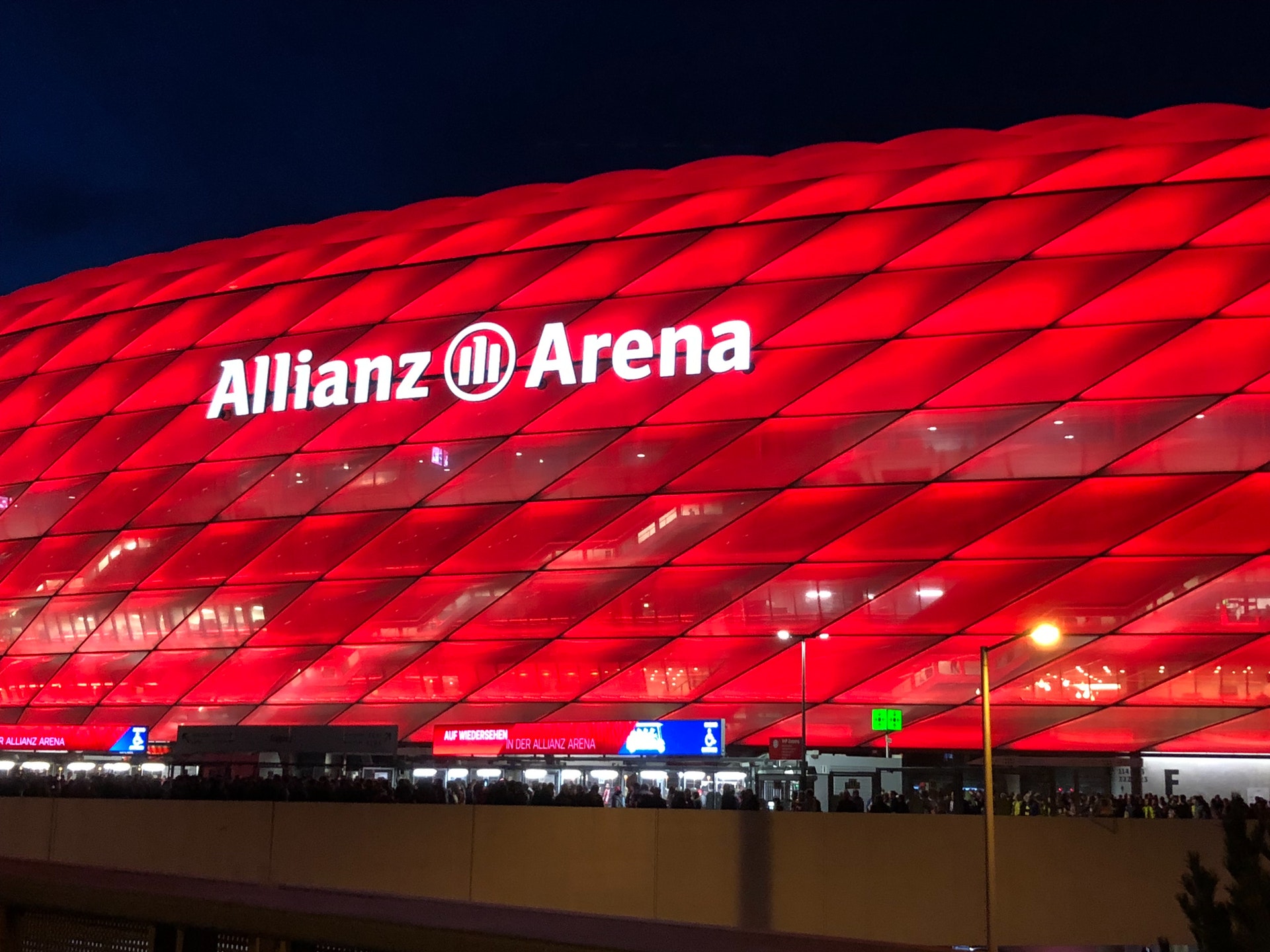 Fans In The Allianz Arena Bayern Proceed Cautiously