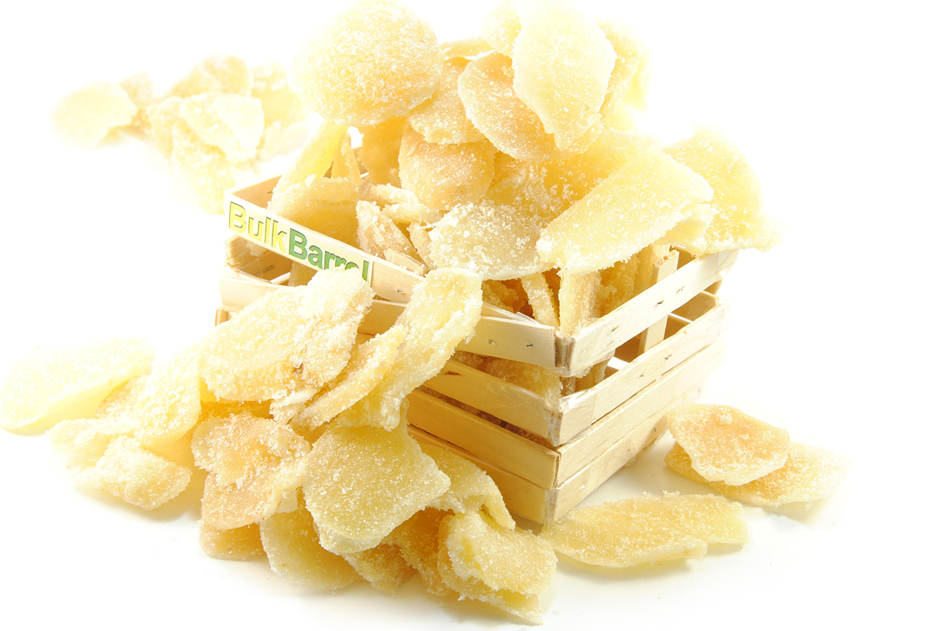 Crystalized Ginger Slices Bulk Barrel