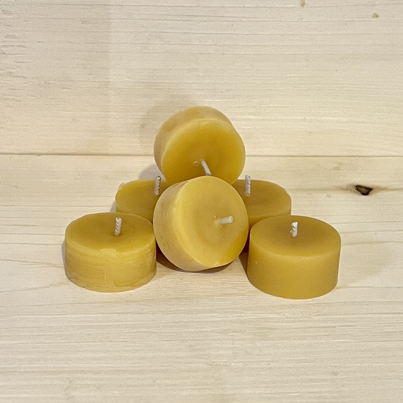 Beeswax Candles Tealights » Bulkley Valley Hive & Honey