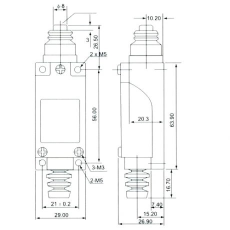 ME-8111 Micro Limit Switch
