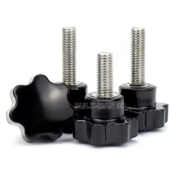 M4 M5 M6 Plastic Handle Knob Bolt Screw (Plastic Head Φ25mm)