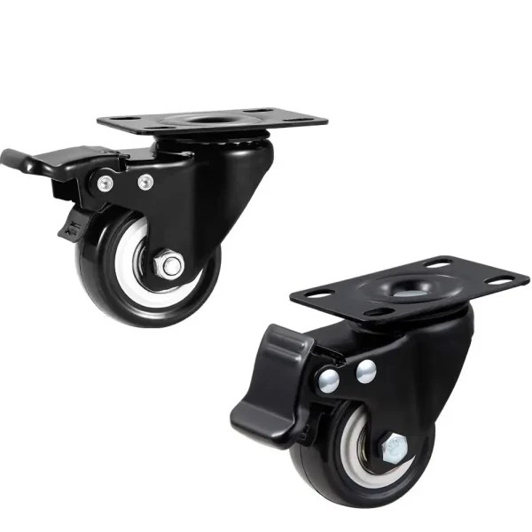 Locking Caster Wheel Flat Medium Duty