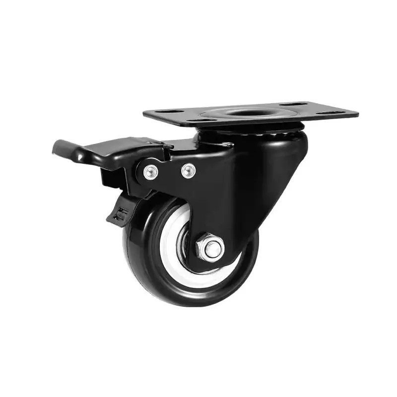 Locking Caster Wheel Flat Medium Duty