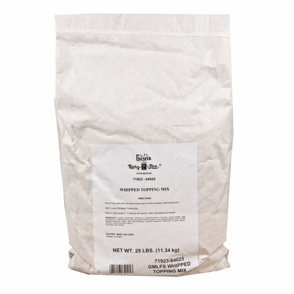 Whipped Topping Mix 25 lbs. [GMLFS] Bulk Nuts 4 You