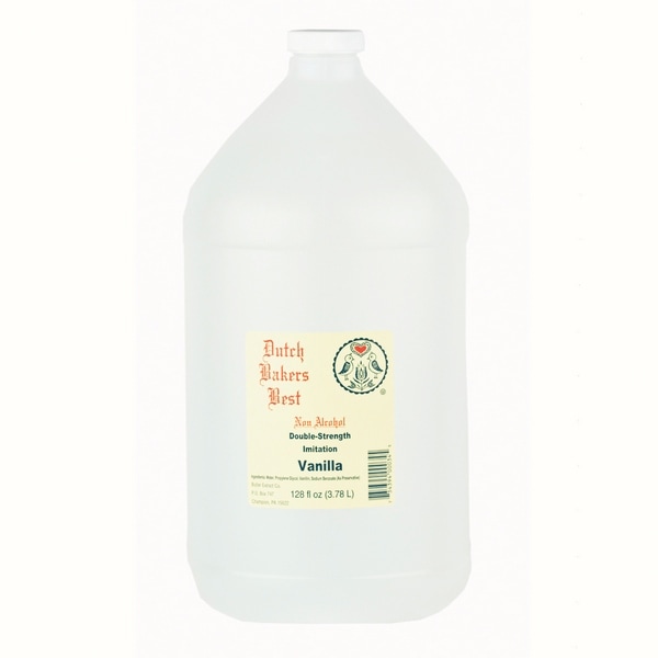 Flavoring, Vanilla Imitation Clear 1 Gal. [Dutch Baker's Best] Bulk