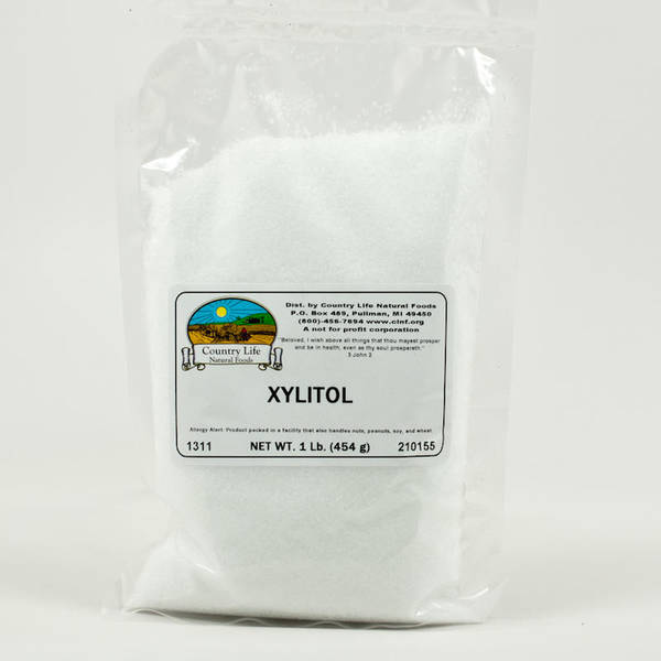 Xylitol (Birch) 1 lb. [Country Life] - Bulk Nuts 4 You