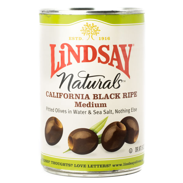 Olives, Black Ripe Pitted 6 oz. [Pack of 12] [Lindsay] Bulk Nuts 4 You