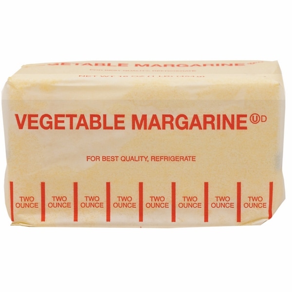 Margarine, Solid 1 lb. [Pack of 30] [Ventura Foods] Bulk Nuts 4 You