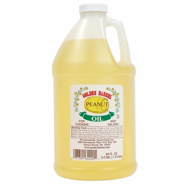 Peanut Oil, .5 Gal. [Pack of 6] Bulk Nuts 4 You