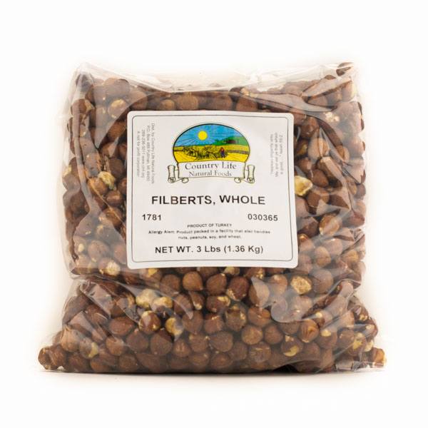 Filberts/Hazelnuts, Whole Raw 3 lbs. Bulk Nuts 4 You