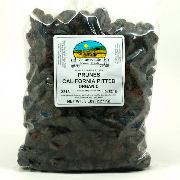 Prunes Pitted Organic 5 lbs. Bulk Nuts 4 You