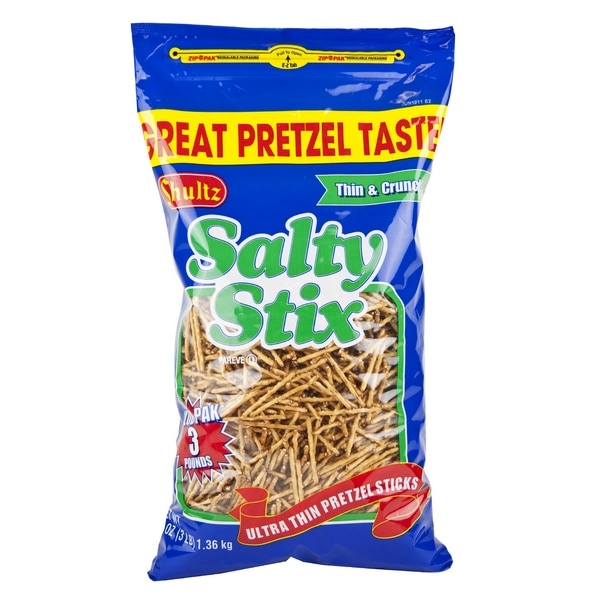 Pretzel Stix, Salty 3 lbs. [Pack of 6] [shultz] Bulk Nuts 4 You