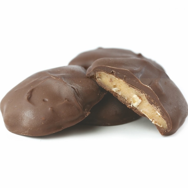 Milk Chocolate, Pecan Caramel Patties Sugar Free 6 lbs. [Asher's