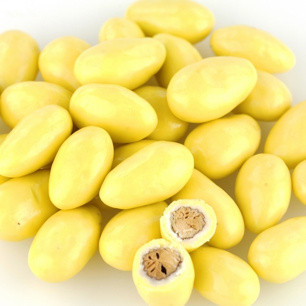 Lemon Creme Almonds 5 lbs. [Pack of 4] Bulk Nuts 4 You