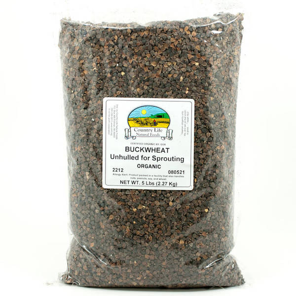Buckwheat, Unhulled Organic 5 lbs. Bulk Nuts 4 You