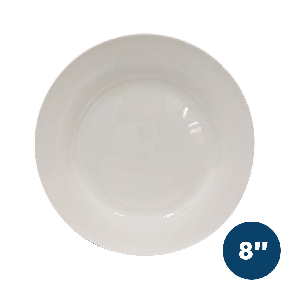 WHITE CERAMIC SALAD PLATE BULKVANA Wholesale Marketplace (Free Shipping)
